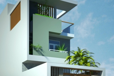 mẫu nhà phố 5x20m 2,5 tầng hiện đại tại Thuận An| kienphatdesign.com